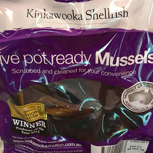 Mussels Live per kg Stoney the Fishmonger