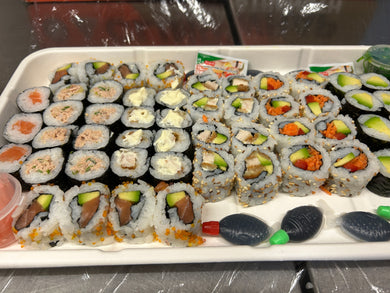Sushi roll platters