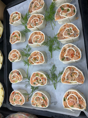 Salmon Pinwheels