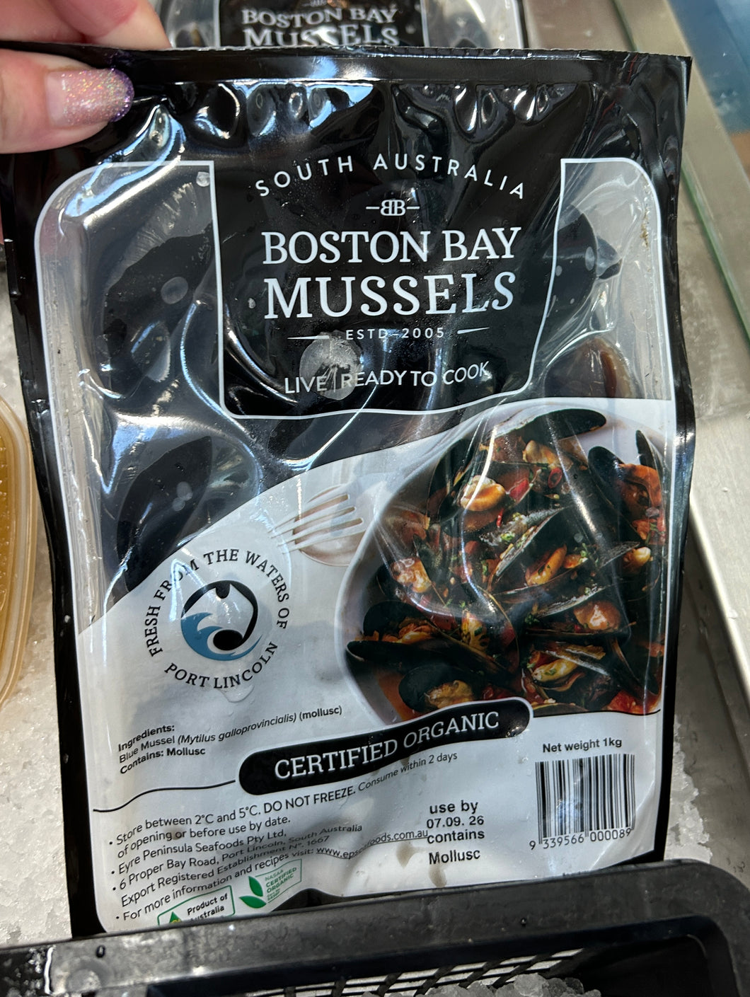 Mussels Live per kg
