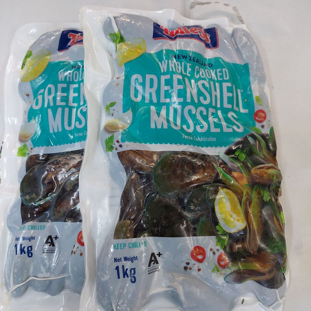 Mussels Talleys Greenshell per kg Stoney the Fishmonger