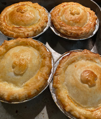 Stoney's Own Garlic prawn pie