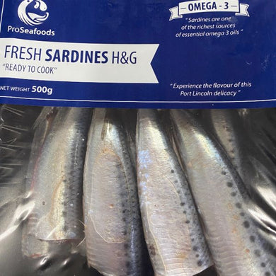 Sardines headed and gutted